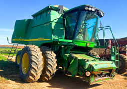 COLHEITADEIRA JOHN DEERE STS 9650 – PLATAFORMA 30 PÉS CARACOL full