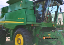 COLHEITADEIRA JOHN DEERE 9670 STS – PLATAFORMA 630 30 PÉS CARACOL full