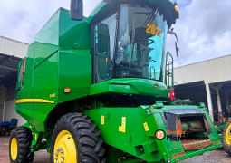 COLHEITADEIRA JOHN DEERE S430 – PLATAFORMA 618-18 PÉS CARACOL full