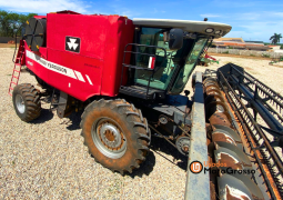 COLHEITADEIRA MASSEY FERGUSON 9790 PLATAFORMA 30 PÉS CARACOL full