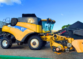 COLHEITADEIRA NEW HOLLAND CR 9060 – PLATAFORMA 30 PÉS CARACOL