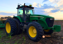CONJUNTO JOHN DEERE TRATOR 7225J PLANTADEIRA CCS 2100 20 LINHAS X 0,50 CM full