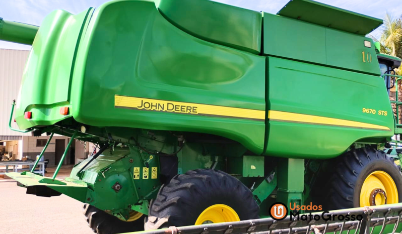 COLHEITADEIRA JOHN DEERE 9670 STS – PLATAFORMA 630 30 PÉS CARACOL full