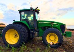 CONJUNTO JOHN DEERE TRATOR 7225J PLANTADEIRA CCS 2100 20 LINHAS X 0,50 CM full