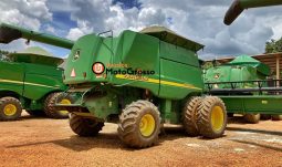 COLHEITADEIRA JOHN DEERE STS 9750 30 PÉS CARACOL completo