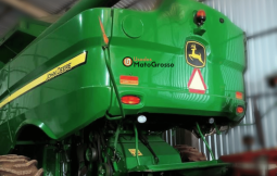 COLHEITADEIRA JOHN DEERE S550 30 PES DRAPER completo