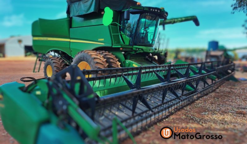 COLHEITADEIRA JOHN DEERE S-680 – 40 PES DRAPPER completo