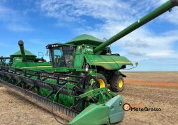 COLHEITADEIRA JOHN DEERE 9670 – 30 PES CARACOL completo