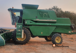 COLHEITADEIRA JOHN DEERE 1550 – 22 PES CARACOL completo