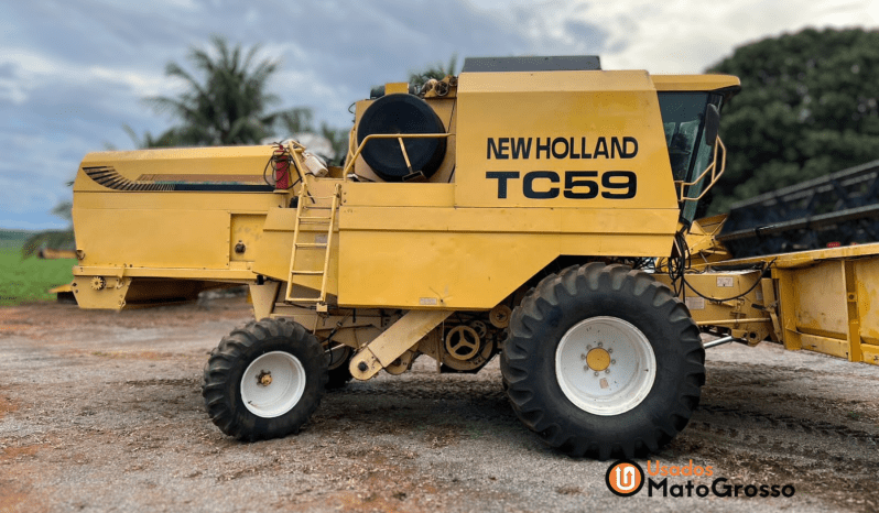 COLHEITADEIRA NEW HOLLAND TC59 – 22 PES CARACOL completo