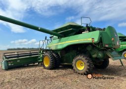 COLHEITADEIRA JOHN DEERE 9670 – 30 PES CARACOL completo