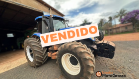 TRATOR NEW HOLLAND T7.245 – COM PILOTO E GPS