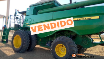 COLHEITADEIRA JOHN DEERE S550 – 25 PES CARACOL