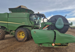 COLHEITADEIRA JOHN DEERE S670 – PLATAFORMA DRAPER 35 PÉS C/ PILOTO