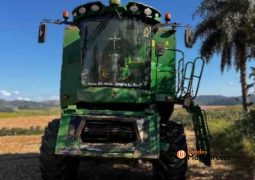 COLHEITADEIRA JOHN DEERE S430 – PLATAFORMA CARACOL 18 PÉS C/ PILOTO AUTOMÁTICO completo