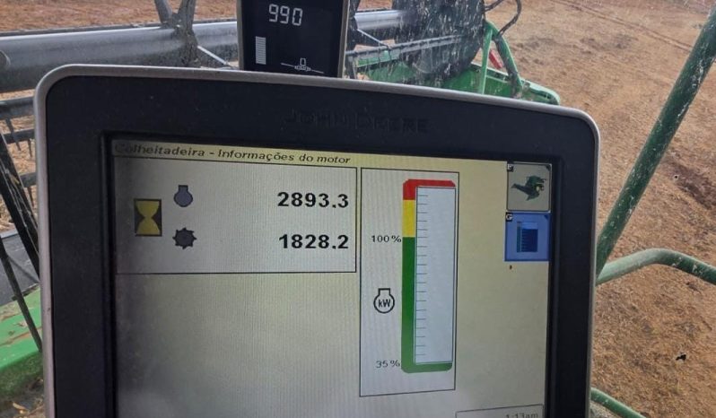 COLHEITADEIRA JOHN DEERE S670 – PLATAFORMA DRAPER 35 PÉS C/ PILOTO completo