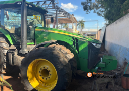 TRATOR JOHN DEERE 8335R – C/ PILOTO E GPS FILIPADO FRENTE E TRASEIRA SUSPENSÃO DIANTEIRA completo