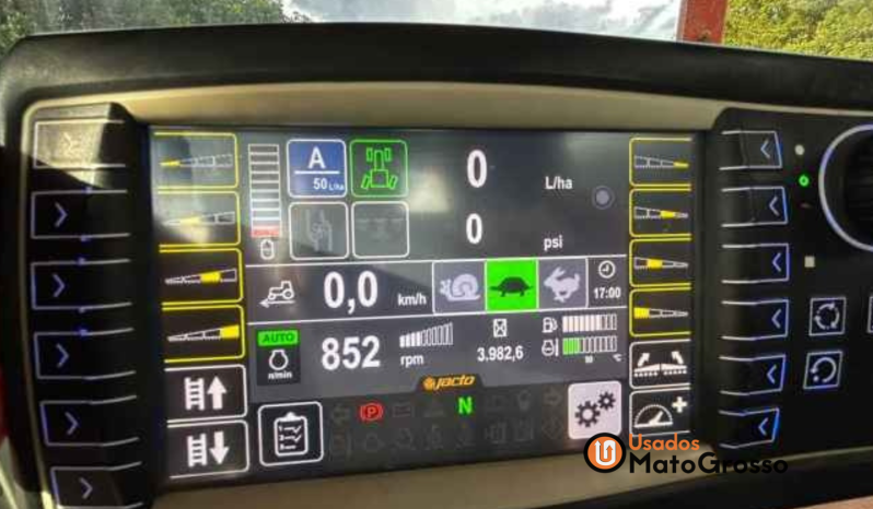 PULVERIZADOR JACTO UNIPORT 4530 – BARRA DE 36 METROS C/PILOTO E GPS POSSUI DIRECIONAL TRASEIRO completo