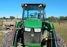 TRATOR JOHN DEERE 5090E – C/ LÂMINA E CONCHA C/ ENGATE RÁPIDO completo