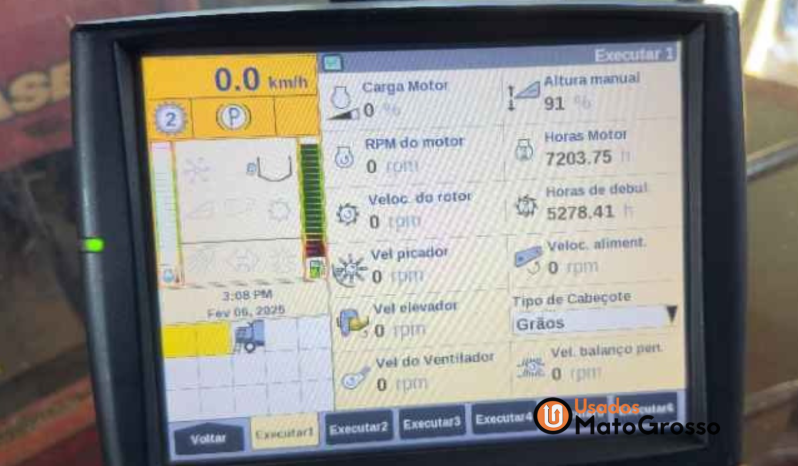 COLHEITADEIRA CASE 8230 – PLATAFORMA 40 PÉS DRAPER completo