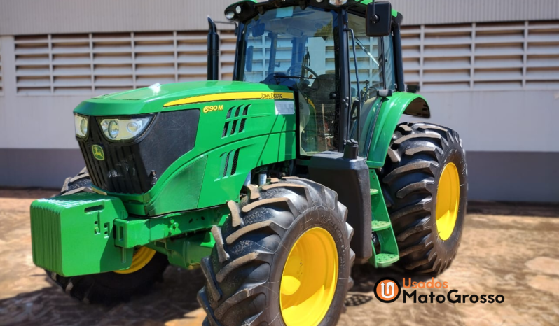 TRATOR JOHN DEERE 6190M – CÂMBIO COMANDQUAD PREPARADO P/ PILOTO completo
