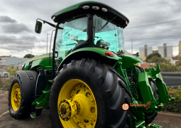 TRATOR JOHN DEERE 8400R – C/ PILOTO E GPS FILIPADO FRENTE E TRASEIRO SUSPENSÃO DIANTEIRA completo