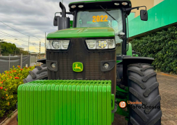 TRATOR JOHN DEERE 8400R – C/ PILOTO E GPS FILIPADO FRENTE E TRASEIRO SUSPENSÃO DIANTEIRA completo