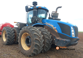 TRATOR NEW HOLLAND T9.480 – C/ PILOTO E GPS TRAÇÃO INTEGRAL 4X4  TRANSMISSÃO FULL POWERSHIFT