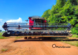 COLHEITADEIRA MASSEY FERGUSON 9790 – PLATAFORMA 30 PÉS CARACOL completo
