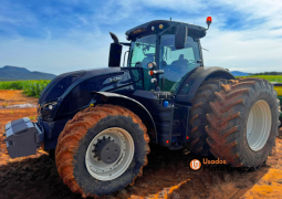 TRATOR VALTRA S 374 – C/ PILOTO AUTOMÁTICO SUSPENSÃO DIANTEIRA HIDROPNEUMÁTICA COMPATIBILIDADE ISOBUS