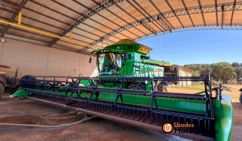 COLHEITADEIRA JOHN DEERE S680 – PLATAFORMA  40 PÉS DRAPER completo