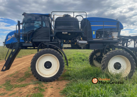 PULVERIZADOR NEW HOLLAND SP 2500 – 27 METROS DE BARRA C/ PILOTO TRIMBLE