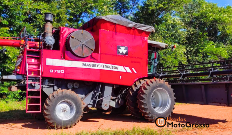 COLHEITADEIRA MASSEY FERGUSON 9790 – PLATAFORMA 30 PÉS CARACOL completo