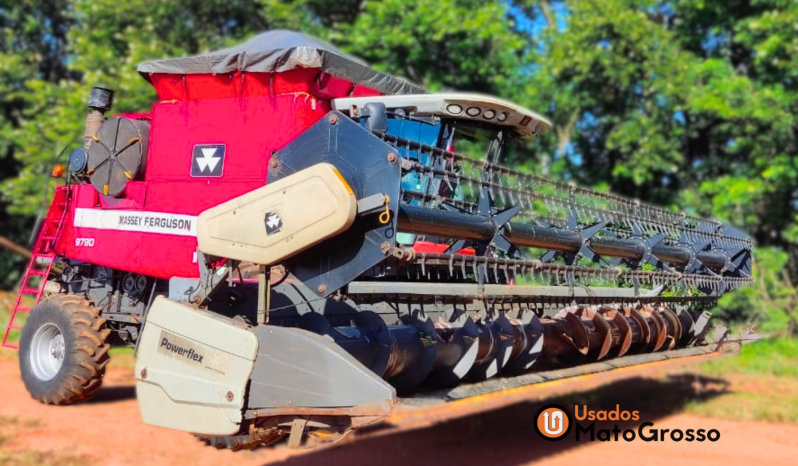 COLHEITADEIRA MASSEY FERGUSON 9790 – PLATAFORMA 30 PÉS CARACOL completo