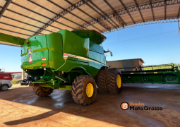 COLHEITADEIRA JOHN DEERE S680 – PLATAFORMA  40 PÉS DRAPER completo