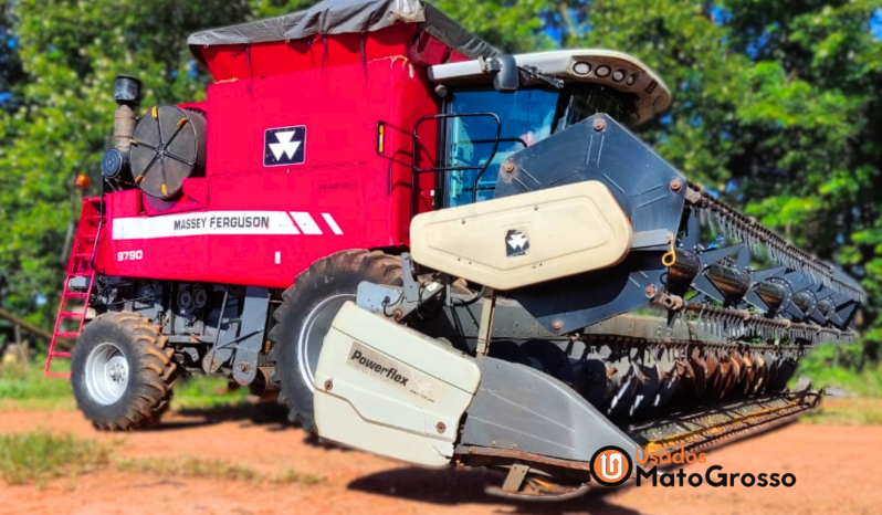 COLHEITADEIRA MASSEY FERGUSON 9790 – PLATAFORMA 30 PÉS CARACOL completo