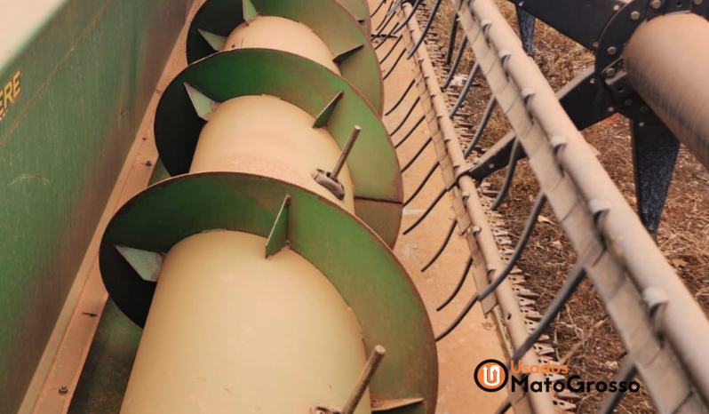 COLHEITADEIRA JOHN DEERE S550 – PLATAFORMA 630-30 PÉS CARACOL C/ PILOTO ANTENA 3000 completo