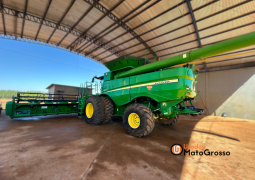 COLHEITADEIRA JOHN DEERE S680 – PLATAFORMA  40 PÉS DRAPER completo