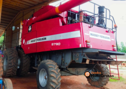 COLHEITADEIRA MASSEY FERGUSON 9790 – PLATAFORMA 30 PÉS CARACOL completo