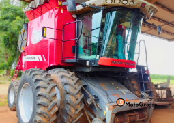 COLHEITADEIRA MASSEY FERGUSON 9790 – PLATAFORMA 30 PÉS CARACOL completo