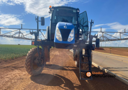 PULVERIZADOR NEW HOLLAND SP 2500 – 27 METROS DE BARRA C/ PILOTO TRIMBLE