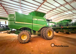 COLHEITADEIRA JOHN DEERE S680 – PLATAFORMA 40 PÉS DRAPER full